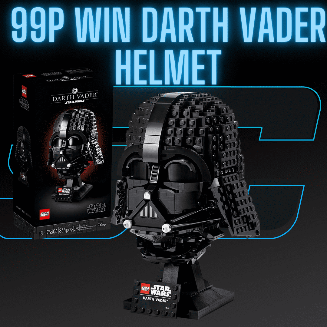 99p WIN LEGO DARTH VADER HELMET Scouse Competitions