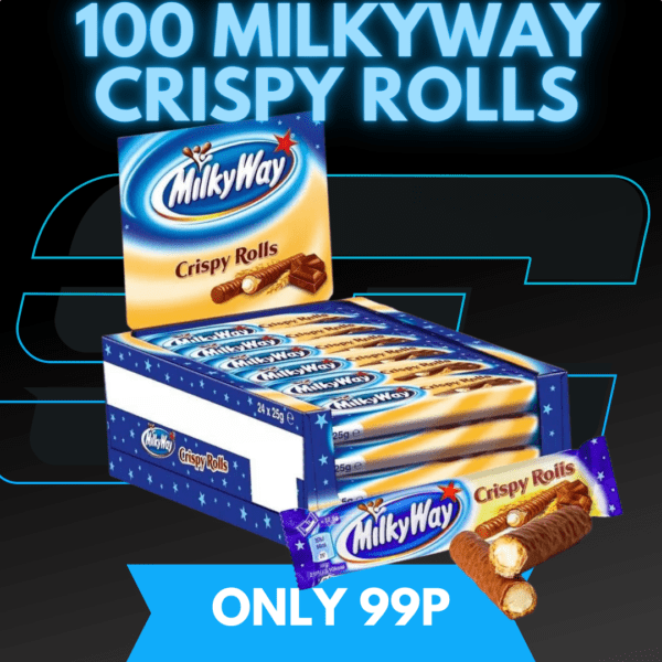 100 Milky Way Crispy Rolls Chocolate Scouse Competitions