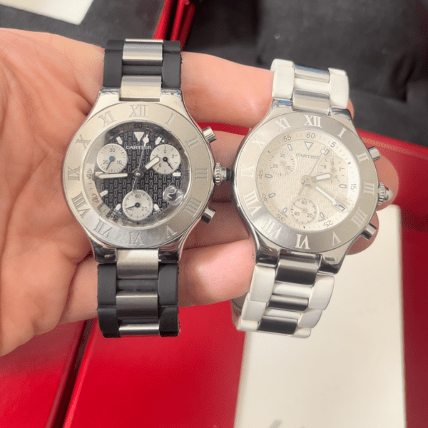 HIS & HERS CARTIER CHRONOGRAPHS (FULL SETS) - Image 6