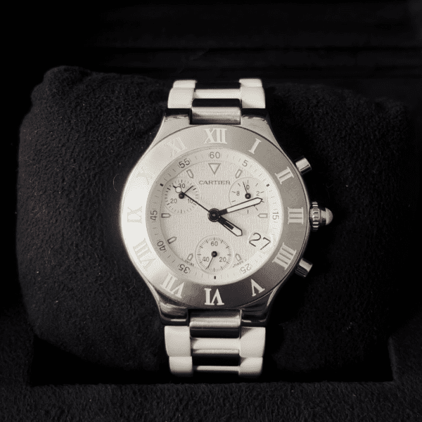 HIS & HERS CARTIER CHRONOGRAPHS (FULL SETS) - Image 3