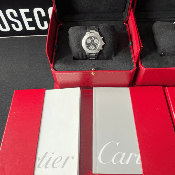 HIS & HERS CARTIER CHRONOGRAPHS (FULL SETS) - Image 4