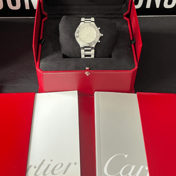HIS & HERS CARTIER CHRONOGRAPHS (FULL SETS) - Image 5