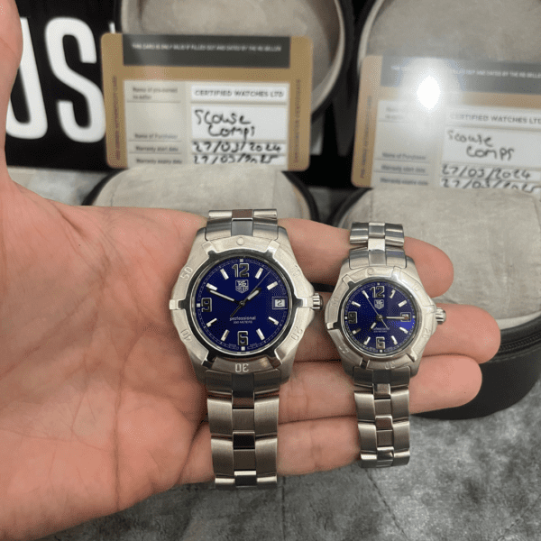 HIS & HERS TAG HEUER PROFESSIONAL 2000'S