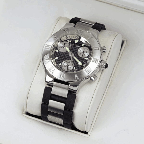 CARTIER CHRONOGRAPH 21 STAINLESS STEEL