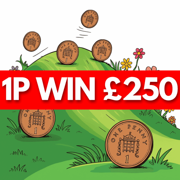 1P WINS £250                *LOW PRICE*