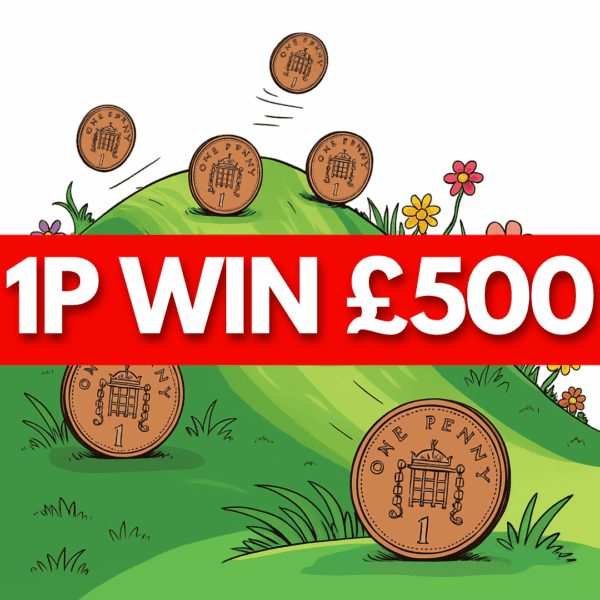 1P WINS £500                *LOWEST PRICE COMP EVER*