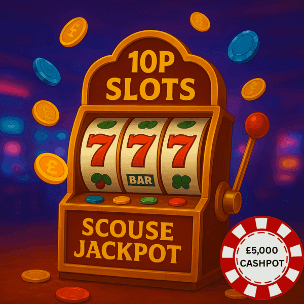 10P SLOT MACHINE INSTANT WIN COMP - £500 END PRIZE