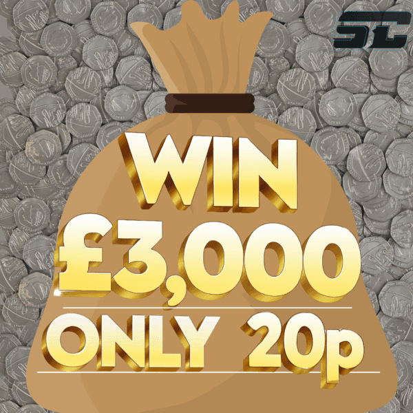 WIN £3,000 OFF 20P