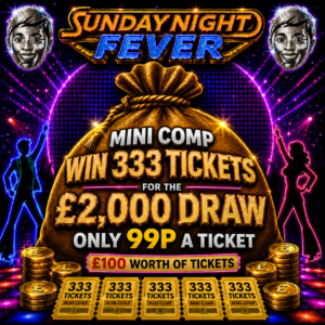 WIN 333 TICKETS THE £2,000 DRAW #3 *AUTO DRAW*